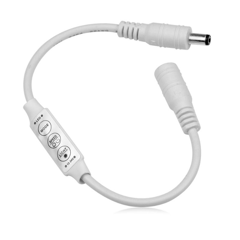 Manufacturer Led Rotary Dimmer Switch Single Color Rotary Knob Wall Mounted Led Strip Dimmer Dc12v 24v Warranty Ce Rohs